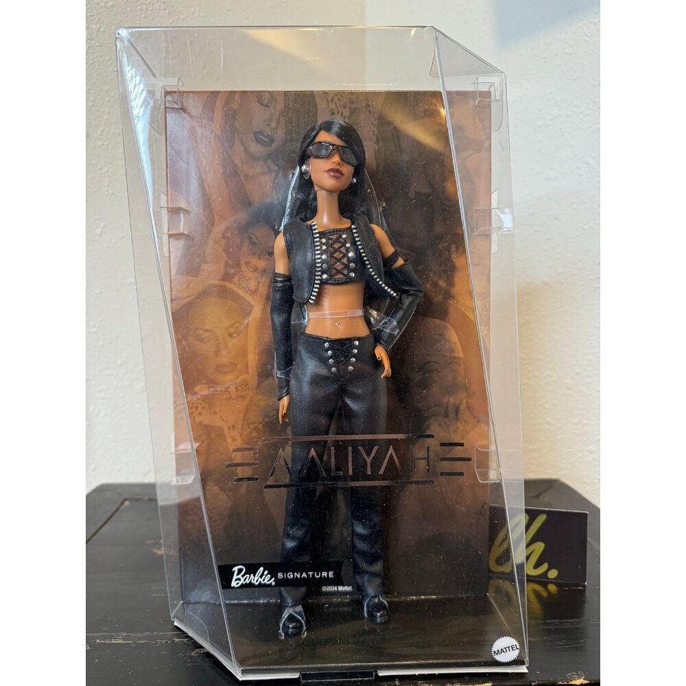 Barbie Aaliyah Signature Music Series Doll Black Faux Leather New Sealed